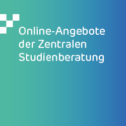 Online-Angebote der Zentralen Studienberatung
